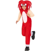 Fato de ouriço vermelho de videojogo para criança