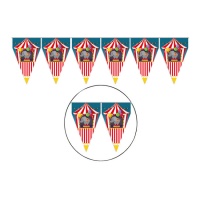 Estandarte de circo alegre