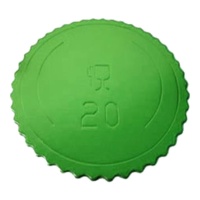 Base para bolo de 20 x 20 x 0,3 cm redonda extraforte gravada - 1 unidade