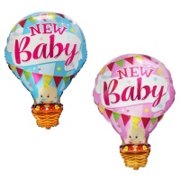 Balão de New Baby Balloon de 90 x 65 cm - Conver Party