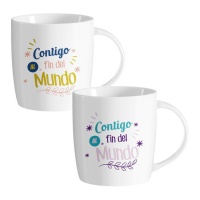 Caneca Contigo al fin del mundo 350 ml - 1 peça