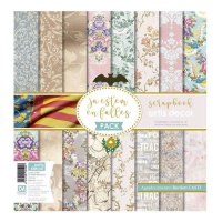 Kit de papel para scrapbooking Ja estem en falles - Artis decor - 10 páginas