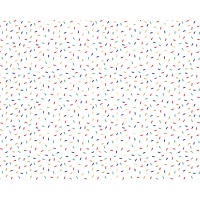 Papel de embrulho de massa colorida 0,70 x 2 cm