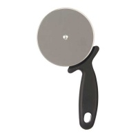 Cortador de pizza de 22,5 cm preto