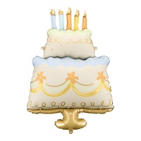Balão de Bolo de Aniversário 55 x 75 cm