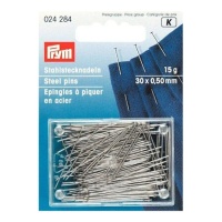 Pinos de aço temperado 30 x 0,5 mm - Prym - 15 gr