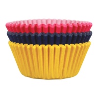Cápsulas de cupcake de cor primária - PME - 60 unidades