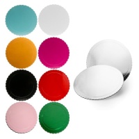 Base para bolos 20 x 20 x 0,3 cm redonda - 5 unidades