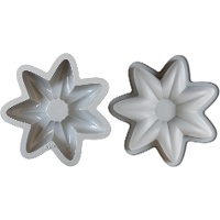 Molde de silicone em forma de estrela de 24,8 x 24,2 x 5,1 cm - Decora