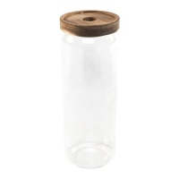 Frasco de vidro de 1,3 litros com tampa