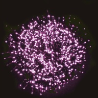 Luzes de guirlanda led lilás