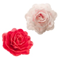 Bolacha rosa gigante 12,5 cm - Dekora - 1 peça