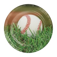 Pratos de basebol 23 cm - 8 pcs.