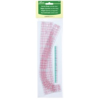 Conjunto de réguas curvas e mini régua - Clover - 3 peças