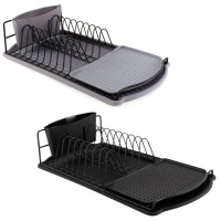 Escorredor de pratos 47,5 x 26,5 x 11 cm com cesto - 1 unid.