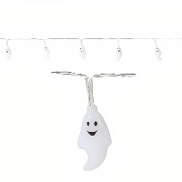 Guirlanda de fantasmas com luz de 1,20 m