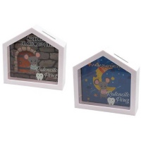 Banco de porquinhos da casa das fadas dos dentes - 1 pc.