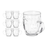 Caneca de cerveja 280 ml - 6 unid.