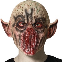 Máscara de monstro com orelhas pontiagudas