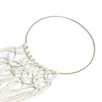 Anel de metal dourado 40 cm - Casasol