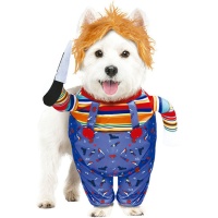 Fato de fantoche do diabo para cães