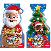 Bonecos de chocolate natalinos sortidos de 58 gr