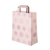 Saco para prendas de Natal 42 x 30 x 10 cm cor-de-rosa - 1 unid.