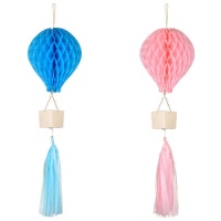 Pendente ninho balão de ar quente - 90 cm