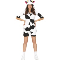 Calções de fantasia de vaca para mulher