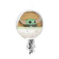 Pinhata 3D de Baby Yoda de 44 x 16 cm