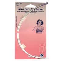 Aros para sutiã tamanho 120 - Hemline - 1 par