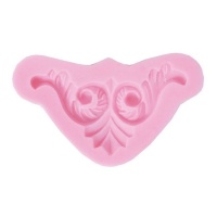 Molde de silicone barroco canto 2 11,1 x 6,5 cm - Artis decor