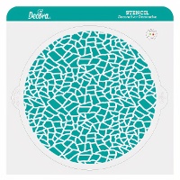 Estêncil de textura de 25 cm