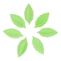 Folhas verdes de 4 cm - FunCakes - 50 unidades