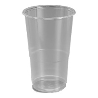 Copos de 600 ml de plástico transparente - 5 unidades