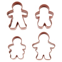 Cortadores para a família Gingerbread - Wilton - 4 unid.