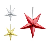 Estrela decorativa 70 cm - 1 unid.