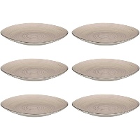 Prato de 27 cm espiral plano - 6 unidades