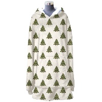 Manta sudadera com árvores de Natal