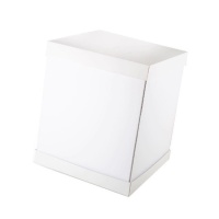 Caixa de bolo quadrada de Lisboa 35 x 35 x 40 cm - Pastkolor - 1 pc.