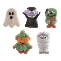 Figuras de açúcar de Halloween sortidas de 3,5 cm - Dekora - 50 unidades
