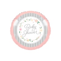 Balão Bebé Floral 45cm redondo - Creative Converting