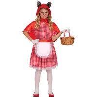 Fantasia de Chapeuzinho Vermelho Lobo para menina