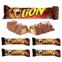 Leão de Chocolate e Caramelo - Nestlé - 5 unidades