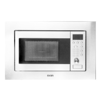 Microondas encastrar 800 W com grill - Svan SVMW820EIA