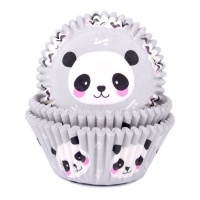 Cápsulas de Cupcake de Urso Panda - House of Marie - 50 unidades