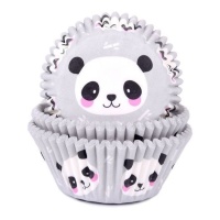 Cápsulas para cupcakes do urso panda - House of Marie - 50 unid.