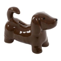 Cofrinho de cachorro salsicha