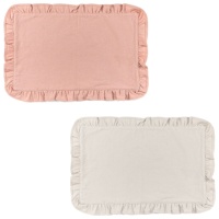Individual 45 x 30 cm com folhos - 1 peça