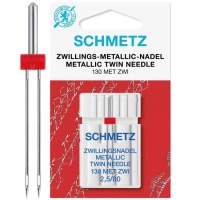 Linha metálica de agulha de costura dupla nº 2,5-80 - Schmetz